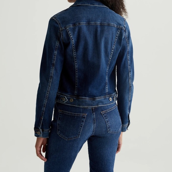 JUSTFAB MD Denim Blue Jean Jacket Sz M - Picture 6 of 15